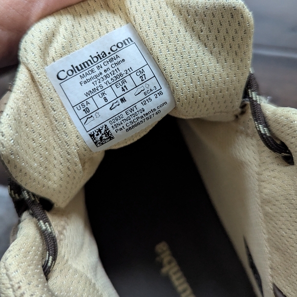 Columbia Women's Culvert Mid Omni-Tech Waterproof Hiking Boots Sz 10 - Picture 7 of 7